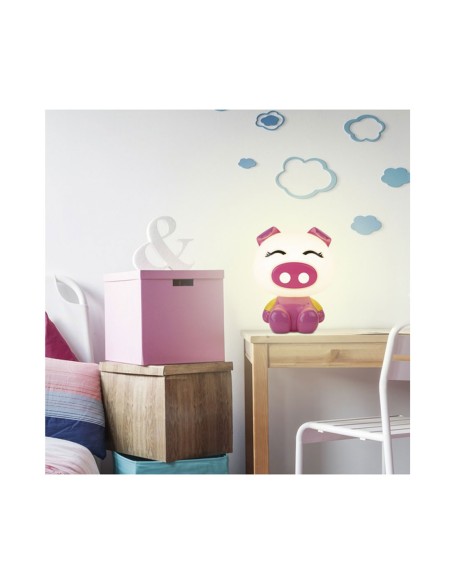 Venta de Lámparas Infantiles Cerdito Rosa