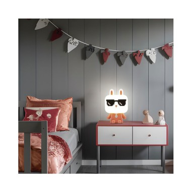 Lámparas Dormitorios Chicos Perrito Rojo