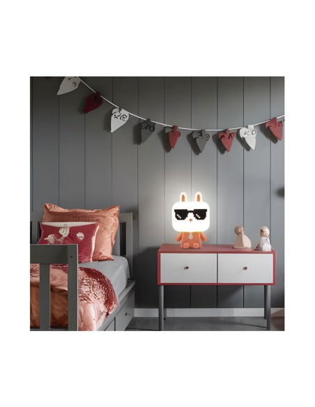 Lámparas Dormitorios Chicos Perrito Rojo