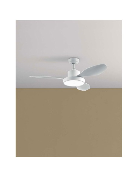 Ventilador DC Blanco con Mando