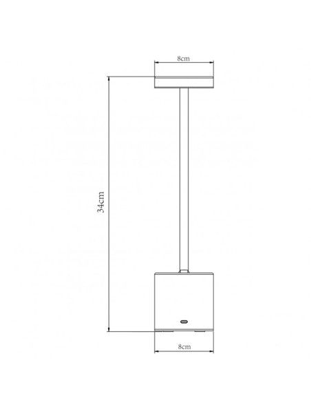 Lámpara de mesa para restaurantes