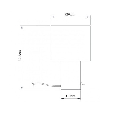 Lámparas de Noche con Pantalla Diseño