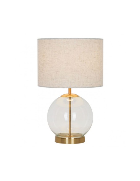 Lámpara sobremesa para rincón con pantalla