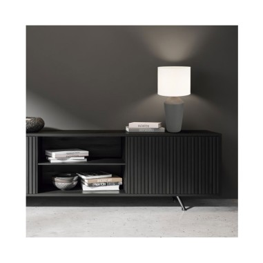 Lámpara para Mesa Cerámica Marrón