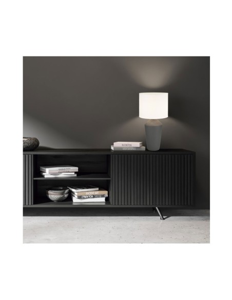 Lámpara para Mesa Cerámica Marrón