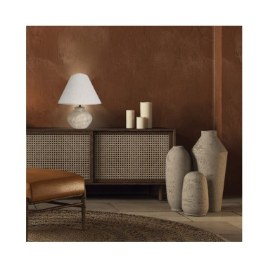 Lámpara Sobremesa Cerámica Piedra...