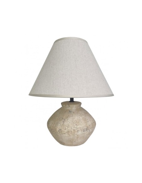Lámpara de sobremesa piedra beige