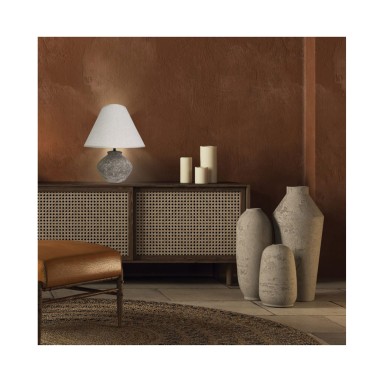 Lámpara Sobremesa Cerámica Piedra...