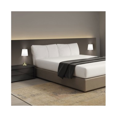 Lámpara de mesa Cuero con Pantalla de...