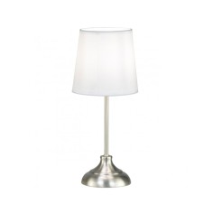 Lámpara baratas de sobremesa en níquel satinado