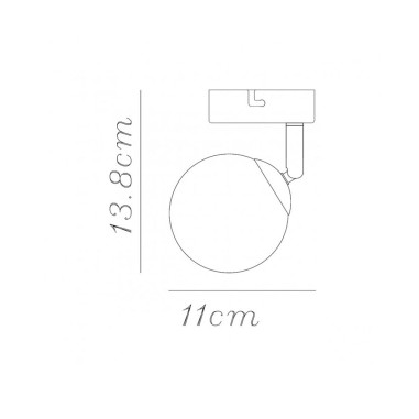 Aplique Cuero con Rótula y Tulipa de...
