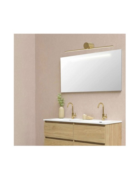 Apliques para Espejos Dorados Led