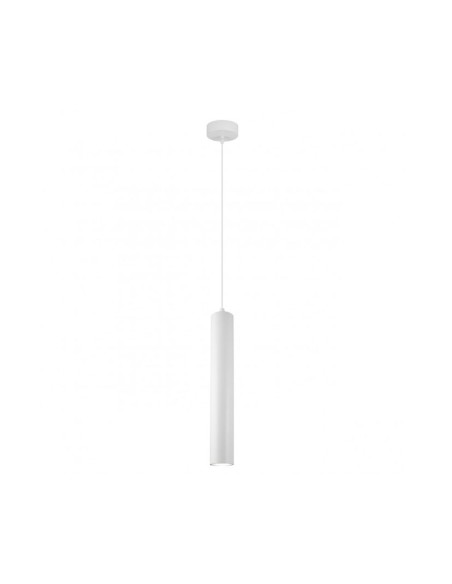 Lámpara colgante cilindro blanco