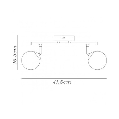 Salón Plafón Dorado Satinado