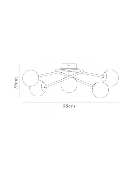 Ofertas en Plafones Dorados con Tulipas