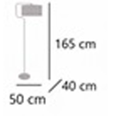 Lámpara de Pie Ahorcado Latón con...