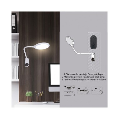 Escritorio Flexo y Aplique a la Vez