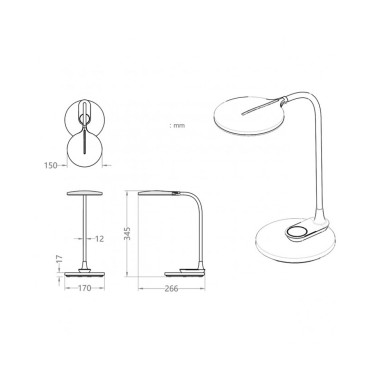 Escritorio Flexo y Aplique a la Vez