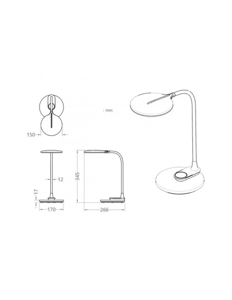 Escritorio Flexo y Aplique a la Vez