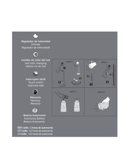 Venta Flexos Multifunción 4 en 1