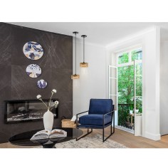 Lámpara Cristal Tulipa...