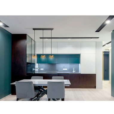 Lámparas de Techo Lineal Negra y...