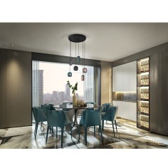 Lámpara Plafón 6 Alturas...