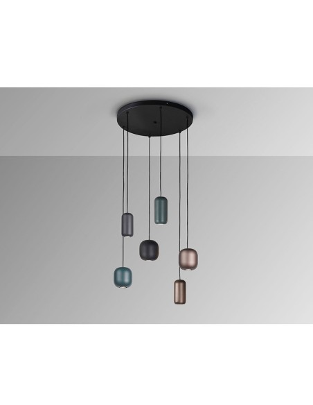 Lámpara Plafón 6 Alturas Low Cost