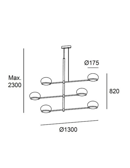 Techo Lámparas de Diseño