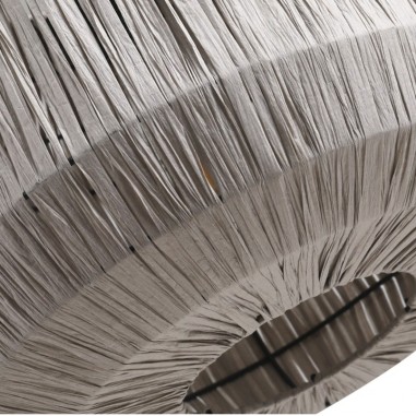 Lámpara Colgante Papel y Metal