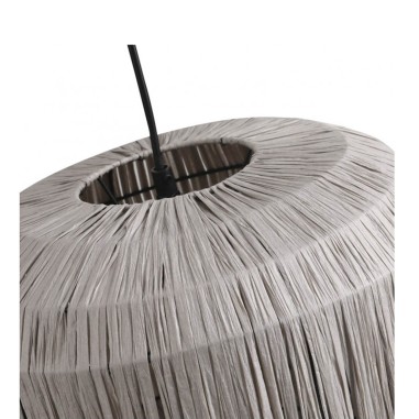 Lámpara Colgante Papel y Metal