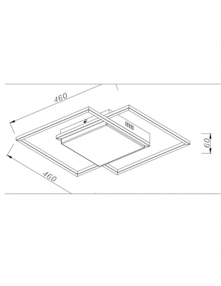 Lámpara Plafón Led Tonga Blanco
