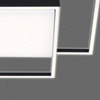 Lámpara Plafón Led Tonga Negro