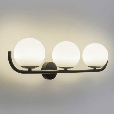 Aplique triple luz para baño