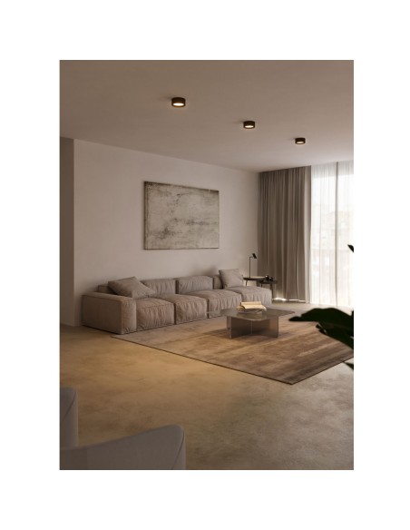 Downlight Superficie Blanco o Negro Led 10.8W