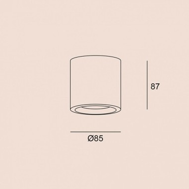 Plafón Superficie con IP para Baño y...