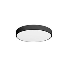 Plafón barato de 40cm led negro