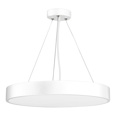 Lámpara colgante led 60 cm blanca