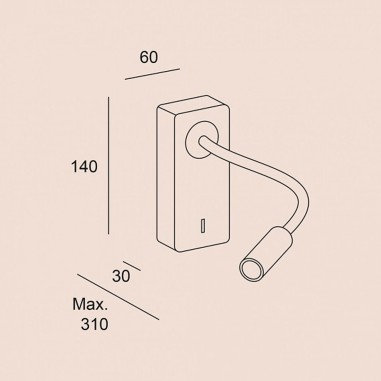 Apliques cama minimalistas