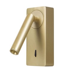 Aplique lector led dorado