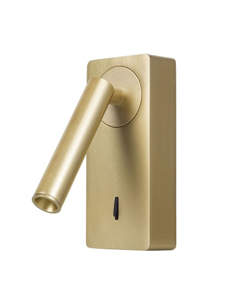 Aplique lector led dorado