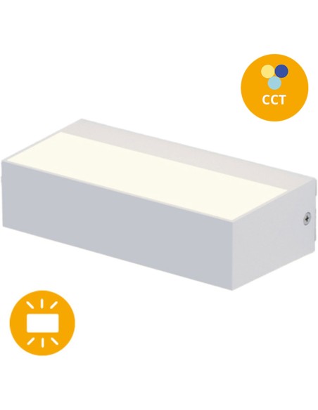 Aplique blanco luz bidireccional CCT