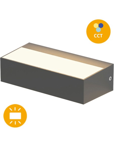 Aplique de pared antracita económico