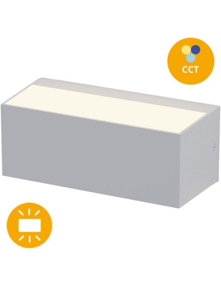 Aplique gris luz bidireccional barato