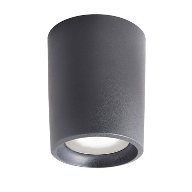 Plafón negro exterior con IP55