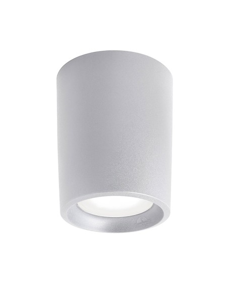 Plafón exterior blanco de resina con IP55