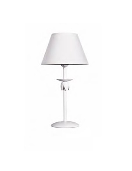 Lámpara sobremesa marfil