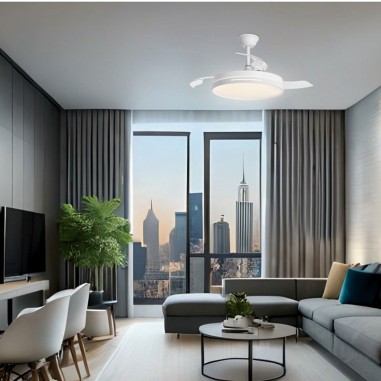 Togo Ventilador 3 Tonos de Luz...