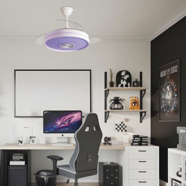 Ventilador Retráctil Enio Bluetooth y...