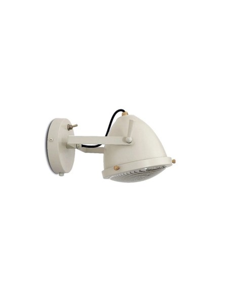 Aplique de pared blanco faro moto